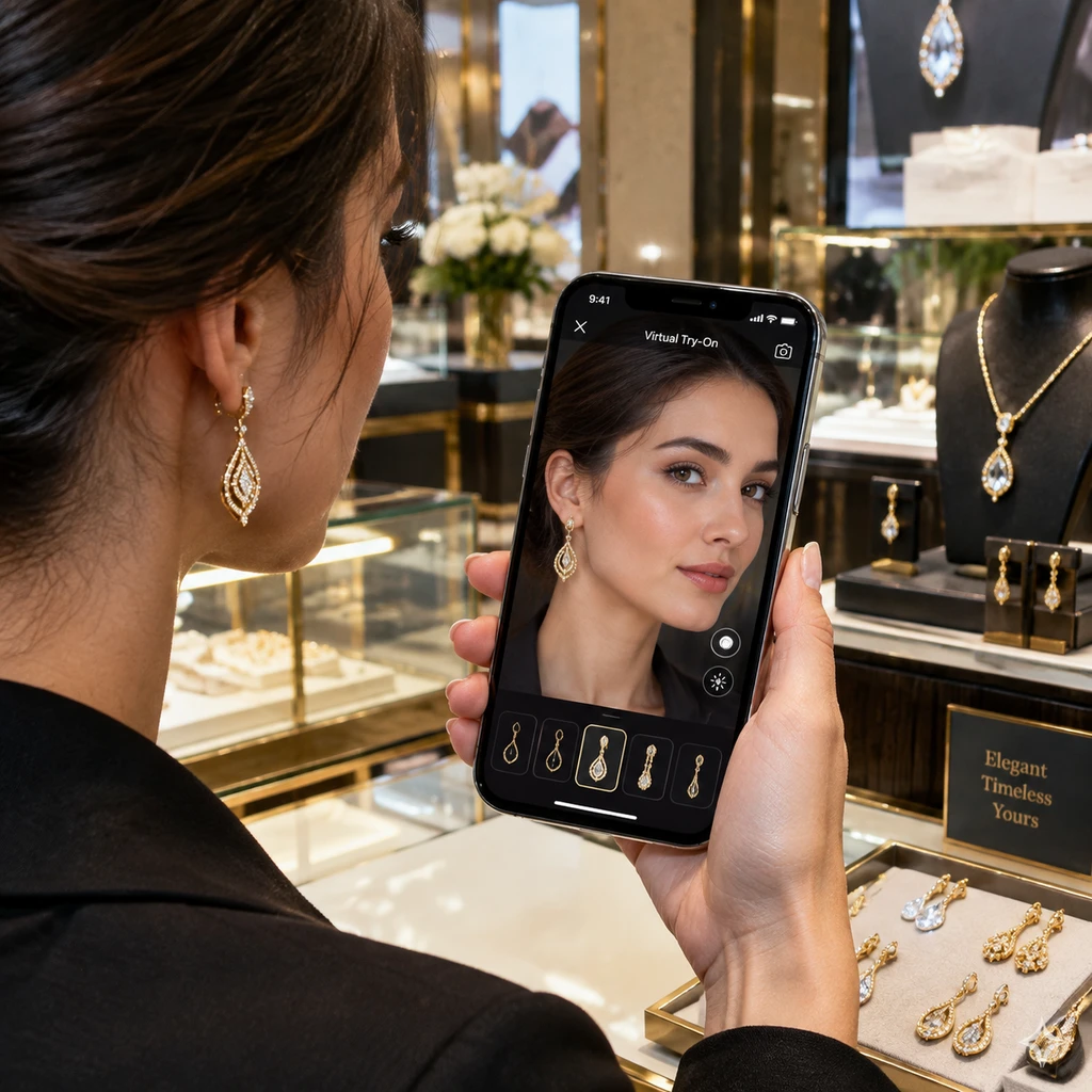 Tecnología aplicada al retail experiencial: cómo la realidad aumentada permite probar joyas